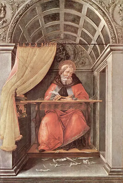 St Augustine in his Cell Sandro Botticelli